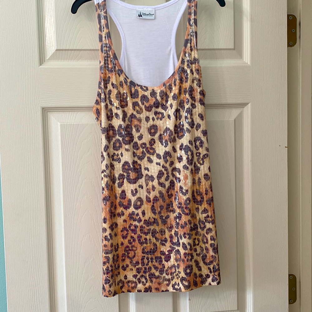 Disney Parks Leopard print Tank - Sz M